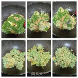 Make Scrambled egg krill dry step 9
