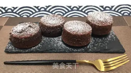 Make Chocolate lava cake step 13