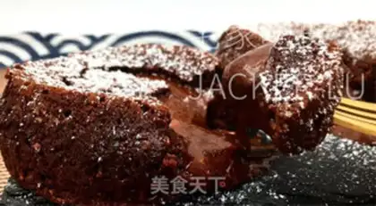 Make Chocolate lava cake step 15