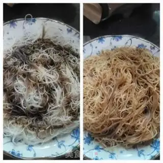 Make Skinned meat and new rice powder step 2