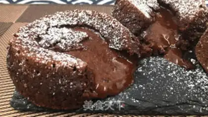 Make Chocolate lava cake step 16