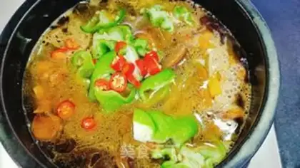 Make Yellow chicken step 16