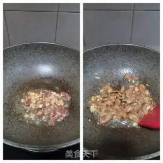 Make Skinned meat and new rice powder step 7