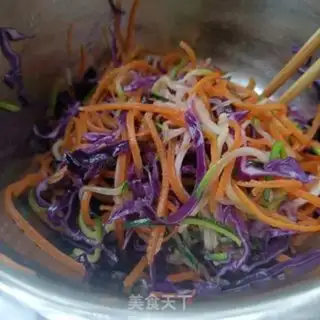 Make Carrots with purple kale step 8