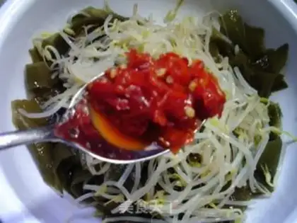 Make The nectar with green bean sprouts step 9