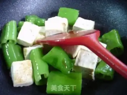 Make Pepper tofu step 4