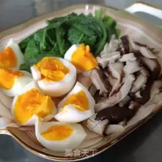 Make Cream mushrooms boiled eggs step 11