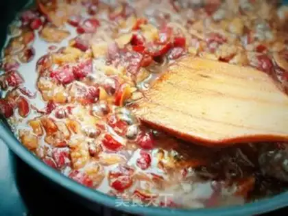 Make Red date cake step 2