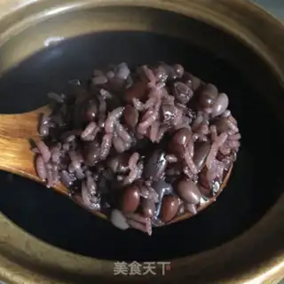 Make Red bean congee step 2