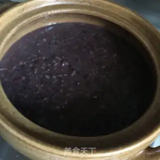 Make Red bean congee step 4