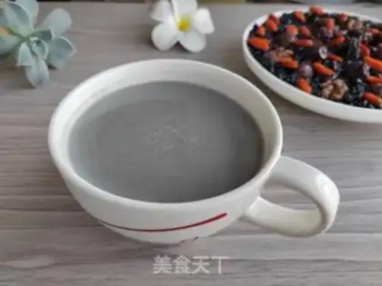 Make Black sesame soy sauce step 3