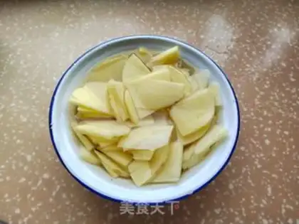 Make Potato fried meat step 1
