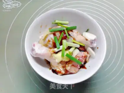 Make Fans steam chicken legs step 2