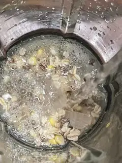 Make Milk oatmeal corn juice step 6
