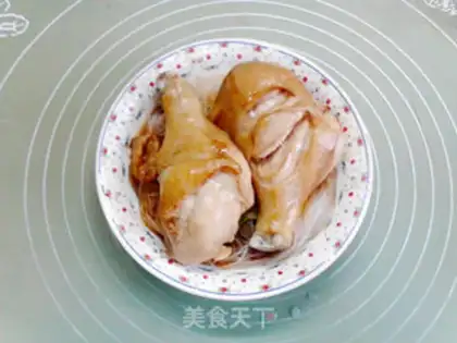 Make Fans steam chicken legs step 8