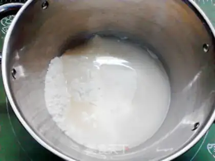 Make White corn paste dry sauce buns step 11