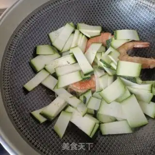 Make Shrimp fried cucumber step 8