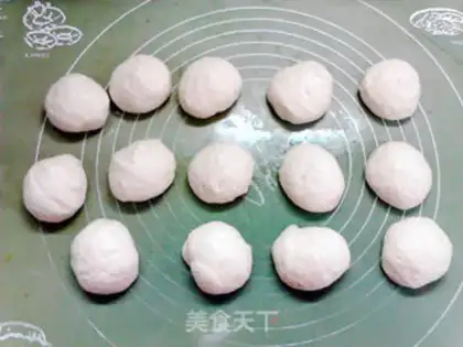 Make White corn paste dry sauce buns step 14