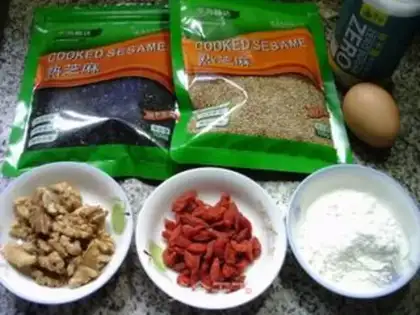 Make Pie pecan sesame step 0