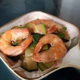 Make Shrimp fried cucumber step 12