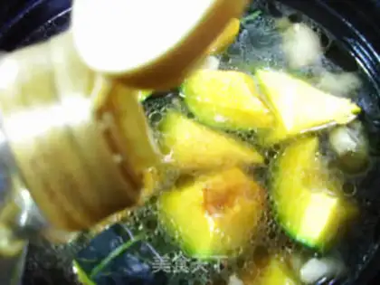 Make Cow betel pumpkin step 9