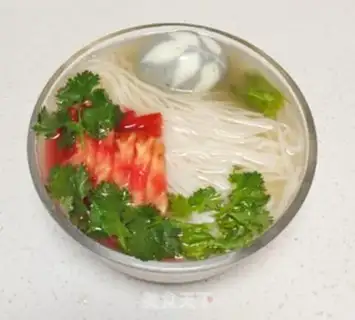 Make Breakfast egg noodles step 3