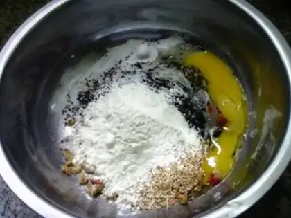 Make Pie pecan sesame step 4