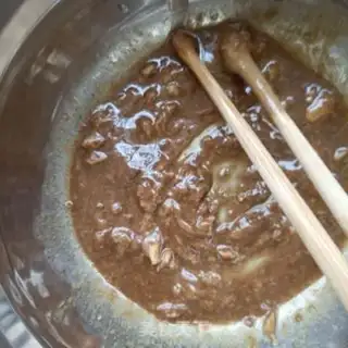 Make The cucumber pelt with chicken chest step 5