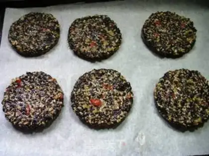Make Pie pecan sesame step 7