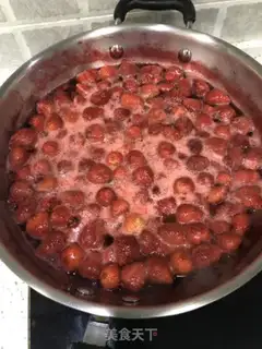 Make Strawberry ice step 2