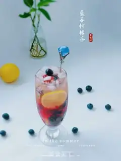 Make Blueberry lemon tea step 10