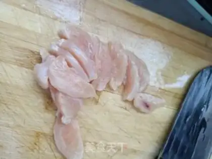 Make Carrot with chicken chest step 4