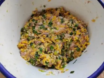 Make Black all-melon meat bag step 6