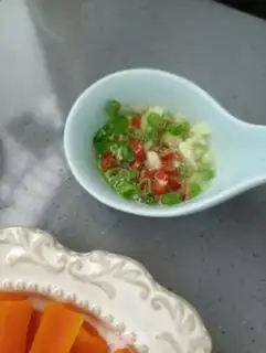 Make Carrot with chicken chest step 12