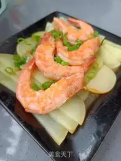 Make Shrimp steamed potatoes step 8