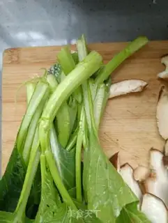 Make Cream mushroom fried eggs step 1
