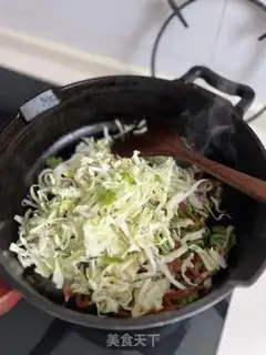 Make The chili cabbage step 4