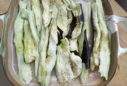 Make Garlic shrimp steam eggplant step 1