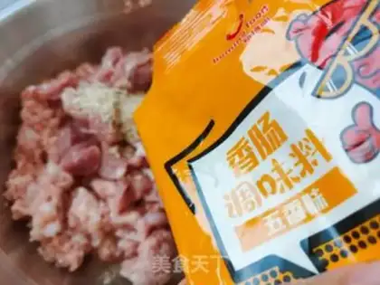 Make Homemade sausages step 2