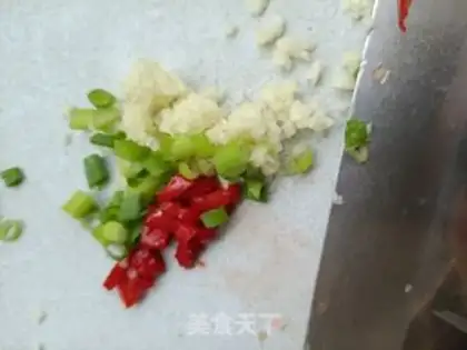 Make Garlic shrimp steam eggplant step 5