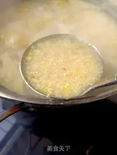 Make Fresh corn congee step 4