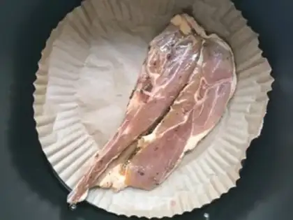 Make Air-cooked lamb chops step 5