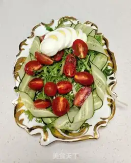 Make Fruit and vegetable egg shrimp salad step 6