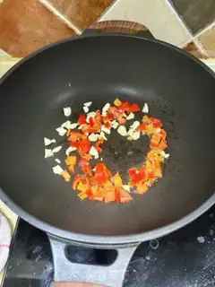 Make A ham and sausage step 2