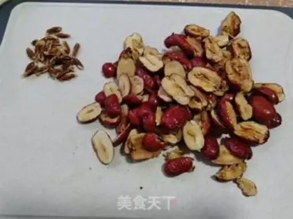 Make Cinnamon walnut dates and pea sand step 2