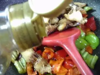 Make A dry pan of bass step 10