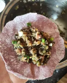 Make Plum meat buns step 7