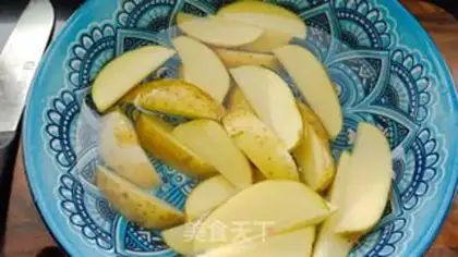 Make Spicy fries step 1