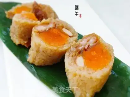 Make Salted egg and yellow meat step 16