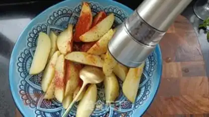 Make Spicy fries step 7